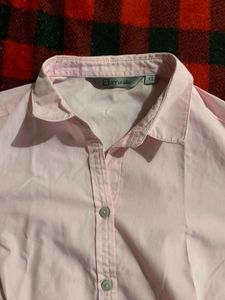 Annabelle Pink Button-Up Shirt