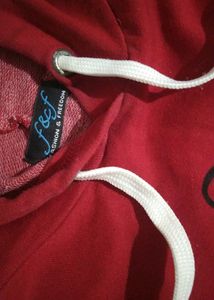 Cute Red Hoodie For Girls