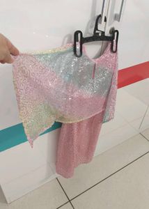 Sparkly Ombre Sequin dress 8-9years