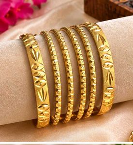 Elegant Gold Bangle Set