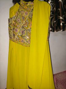 Bright Yellow Ethnic plazoo