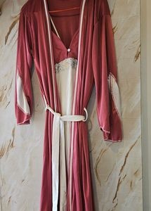 Pink And White Night Suit