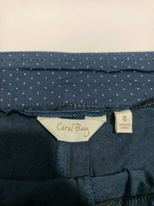 Navy Polka Dot Skort for Casual and Active Wear