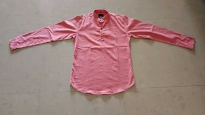 Men's Peach Casual Kurta