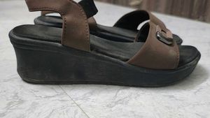 brown heels/wedges..so comfortable