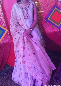 Beautiful Embroidered  wedding wear dress
