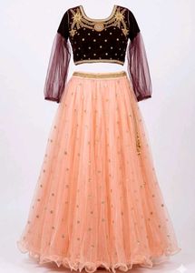 Embellished Velvet Blouse