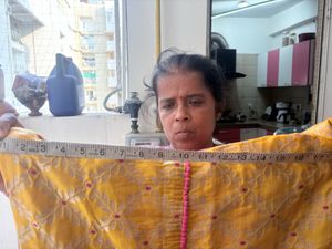 Vibrant Yellow &amp; Pink Lehenga Choli Set