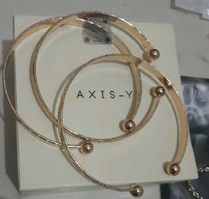 3 adjustable anti tarnish golden bracelet