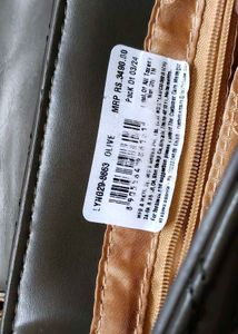 Inc.5 Textured Olive Structured Chain Sling Bag