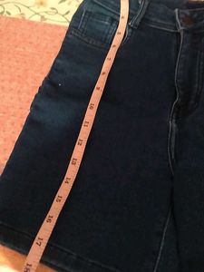Blue Denim Shorts For Girl