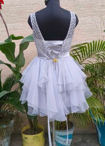 Stunning Lace &amp; Ruffle Party Dress