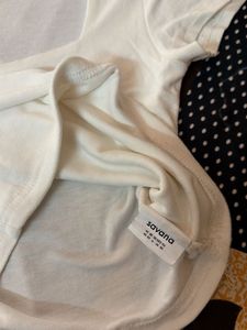 White Square Neck Crop Top