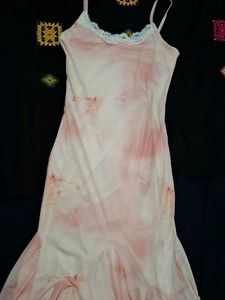 Pink maxi dress