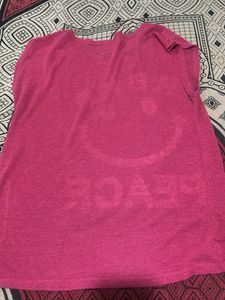 Cute Pink Smiley Face T-Shirt