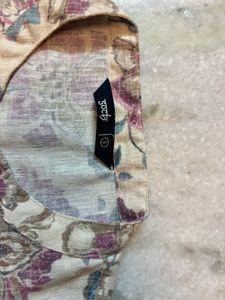 Elegant Floral Print Kurta