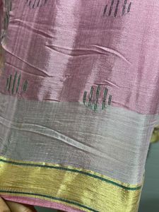 Pink Handloom Saree