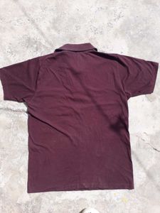 Men's Burgundy Polo Shirt