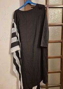 Stylish Black & White Striped Dress