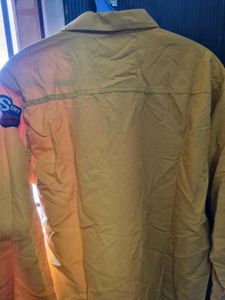 Men's Mustard Yellow Casual Shirt