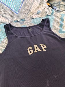 GAP Navy Ribbed Tank Top