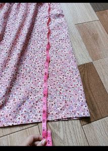 Cute Pink Floral &amp; White Tiered Dresses