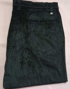Stylish Black Velvet Pants