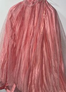 Elegant Pink Ethnic Skirt