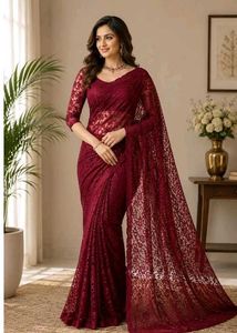Ruby Soft Net Saree