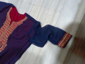 beautiful front slit kurti