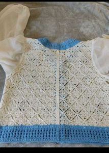 Crochet Floral Cardigan