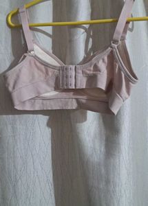 Comfortable Light Pink Bra
