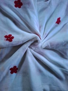 Embroidered saree