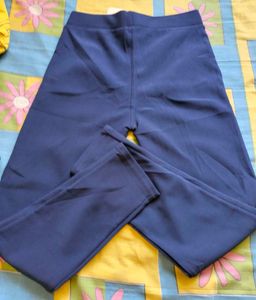 Stylish Navy Blue and black pents - Set of 2