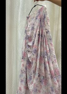 Floral Print Wrap Skirt