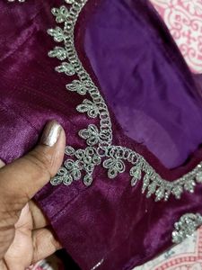Exquisite Embroidered wine Lehenga Choli