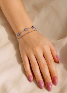 Evil Eye Double Layer Bracelet