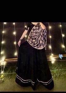 Elegant Black Lehenga Choli Set