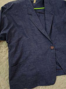 Combo of Cozy Red Jacket &amp; Blue Blazer
