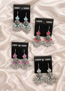Ethnic Jhumka Earrings Set