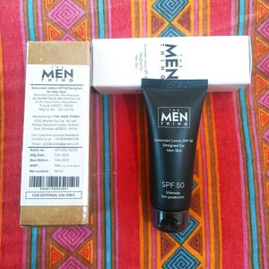 THE MEN THING Sunscreen Lotion SPF 50