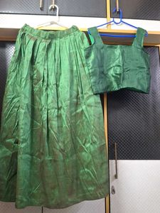 Green Silk Lehenga Choli Set💚💚