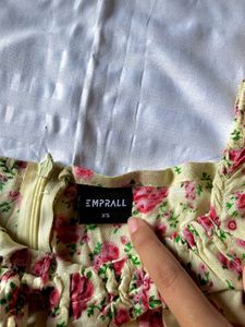 Floral Print Midi Dress