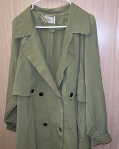 EYEFUL Lightweight Green Trench Coat