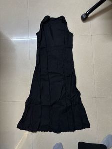 Black Embroidered Maxi Dress