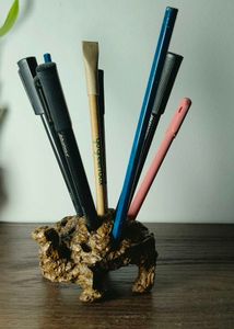 Organic tortoise Pen Holder 💚