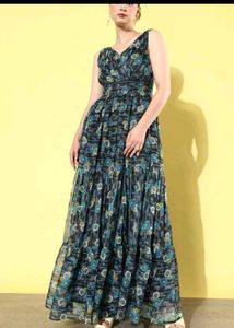 Floral Print Maxi Dress