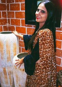 Leopard Print Saree Without Blouse