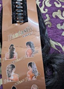 Artificial, Hair Extension In Light Brown Colour