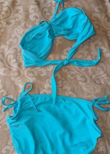 tie up bikini set